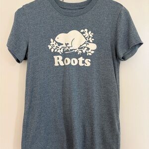 Roots Classic Blue Short Sleeve Tee